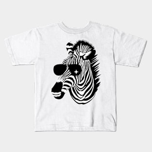 cool zebra Kids T-Shirt